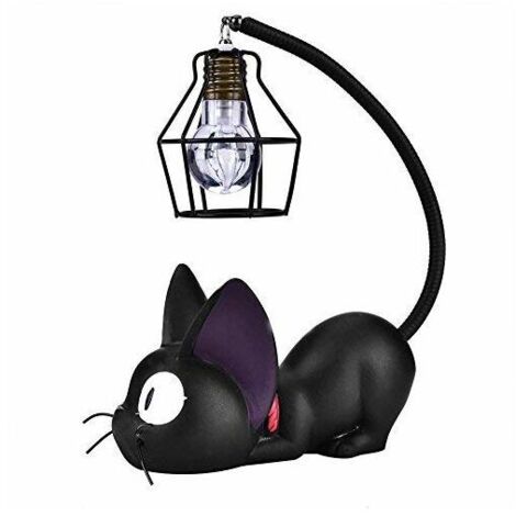 Veilleuse chat, lampe de bureau mignonne, veilleuse de lecture, cadeau pour enfants (diamant)