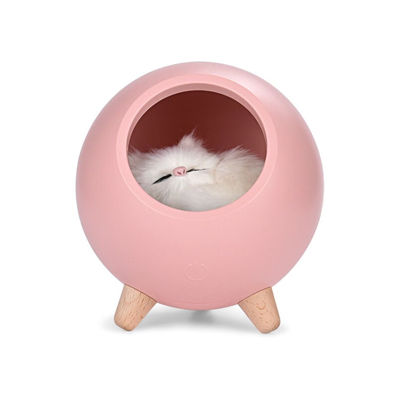 Veilleuse chat mignon Veilleuse led rechargeable usb à double alimentation