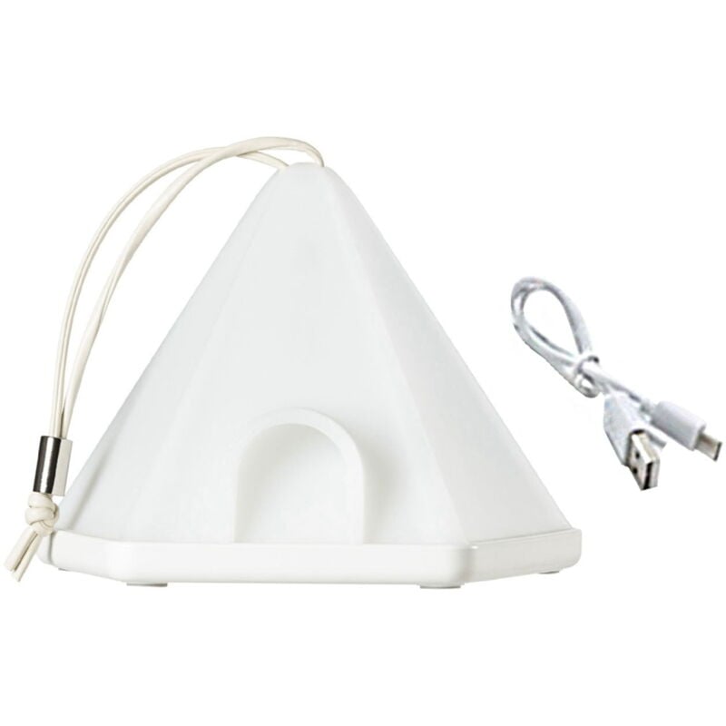 Feiyue - Veilleuse créative avec fonction minuterie, lampe de bureau multifonctionnelle, réglage à plusieurs niveaux, avec cordon, compacte et