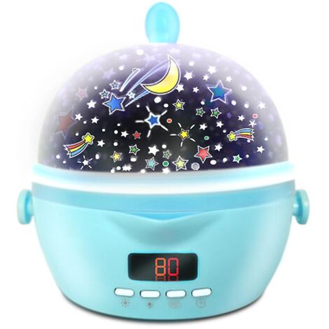 Veilleuse de chambre à projection de ciel étoilé bleu LED