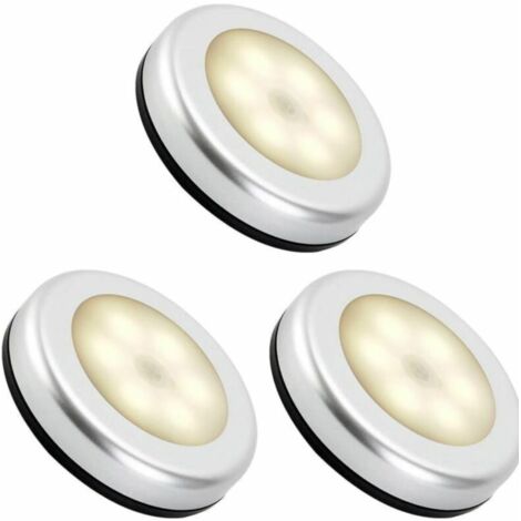 Veilleuse d'intérieur avec détecteur de mouvement, détecteur de mouvement LED à piles pour escalier, éclairage LED pour armoire, armoire, couloir, chambre d'enfant, marche/arrêt automatique adhésif 3M