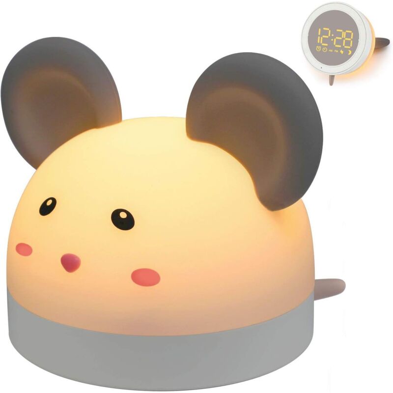 Veilleuse électronique silencieuse à LED avec dessin animé