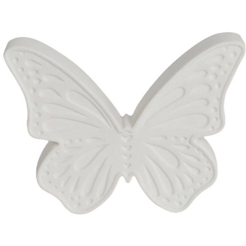 Veilleuse en céramique artisanale en forme de papillon, veilleuse créative et simple, décoration de chambre à coucher, décoration de maison