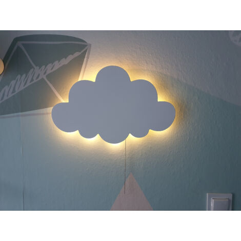 Veilleuse en forme de nuage, applique murale, 12 V