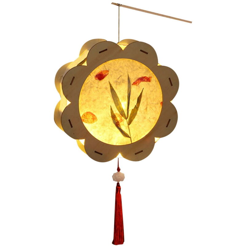 Veilleuse en papier floral de style ancien, nouvelle veilleuse créative pour enfants, faite à la main, lumineuse