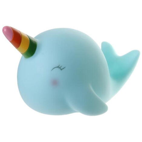 Veilleuse Enfant à Poser "Baleine" 22cm Bleu