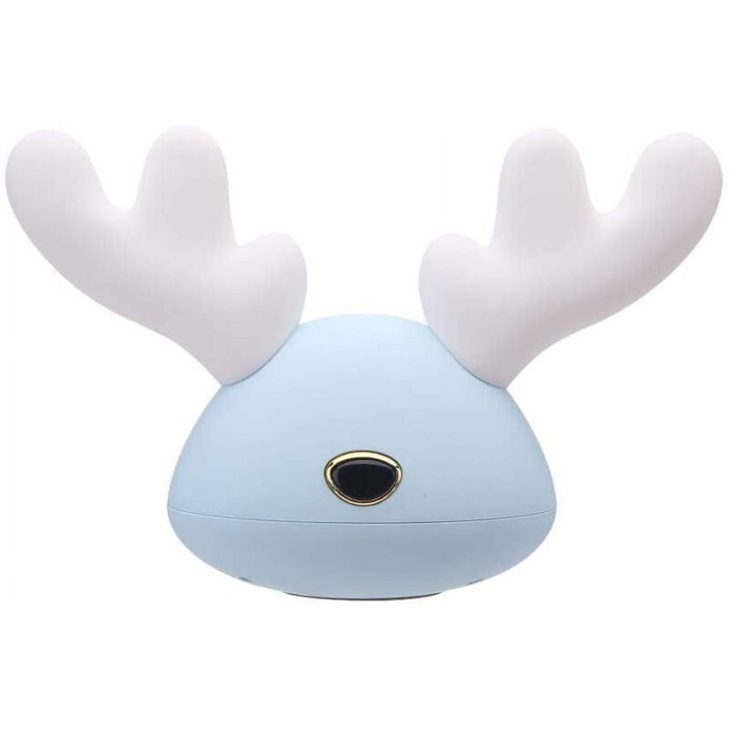 Feiyue - Veilleuse enfant bébé animal minuterie led couleur (Bleu)