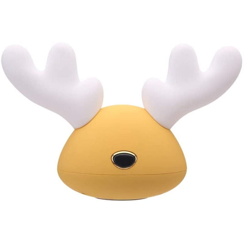 Veilleuse enfant bébé animal minuterie led couleur (Jaune)