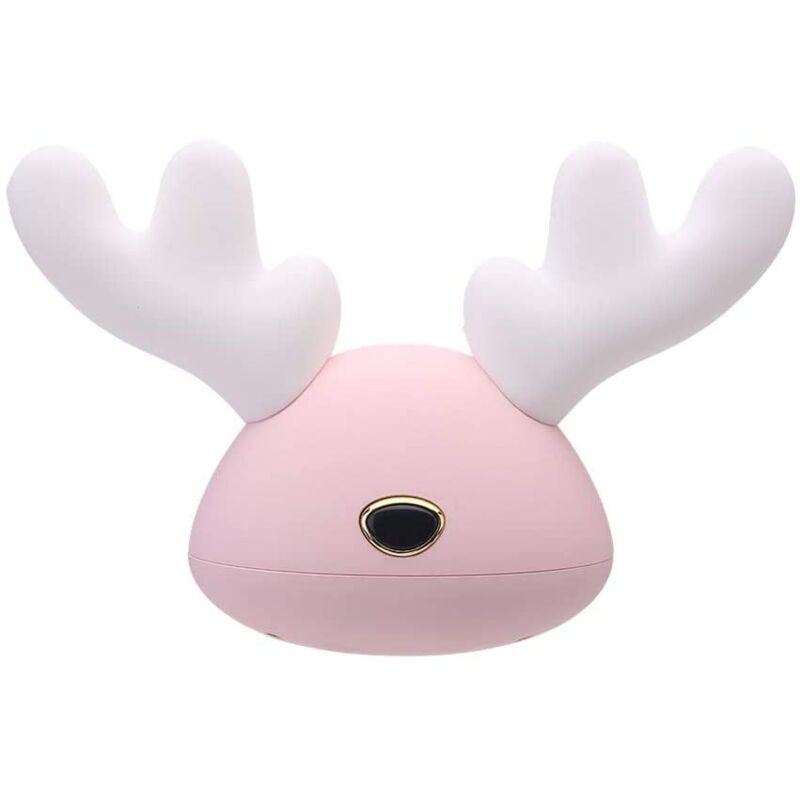 Feiyue - Veilleuse enfant bébé animal minuterie led couleur (Rose)
