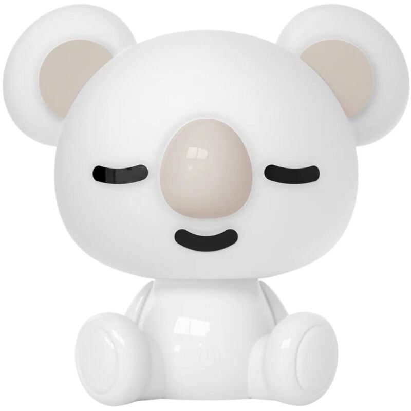 GSC - Veilleuse enfant Koala led 2,5W rgb + batterie rechargeable lumière du jour Blanc