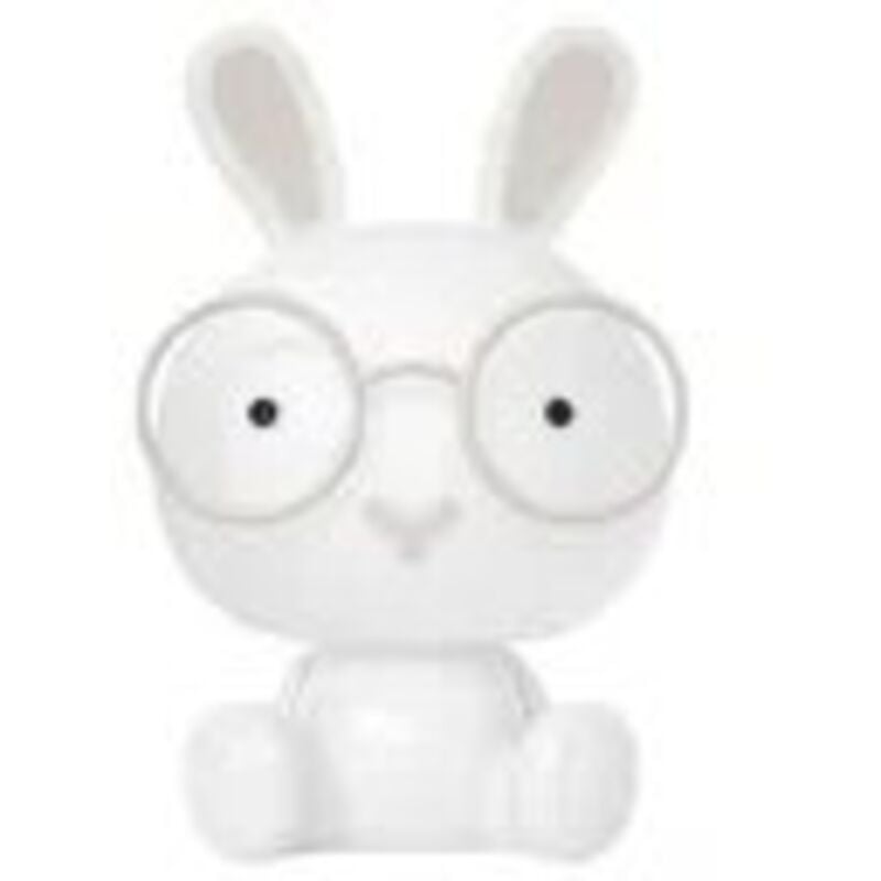 GSC - Veilleuse enfant led Bunny 2,5W rgb + batterie rechargeable lumière du jour Blanc
