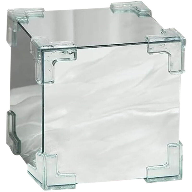 Veilleuse faite à la main, cube en forme de mer de fleurs, sac en matériau Qixi, cadeau pour petite amie, amoureux et petite amie