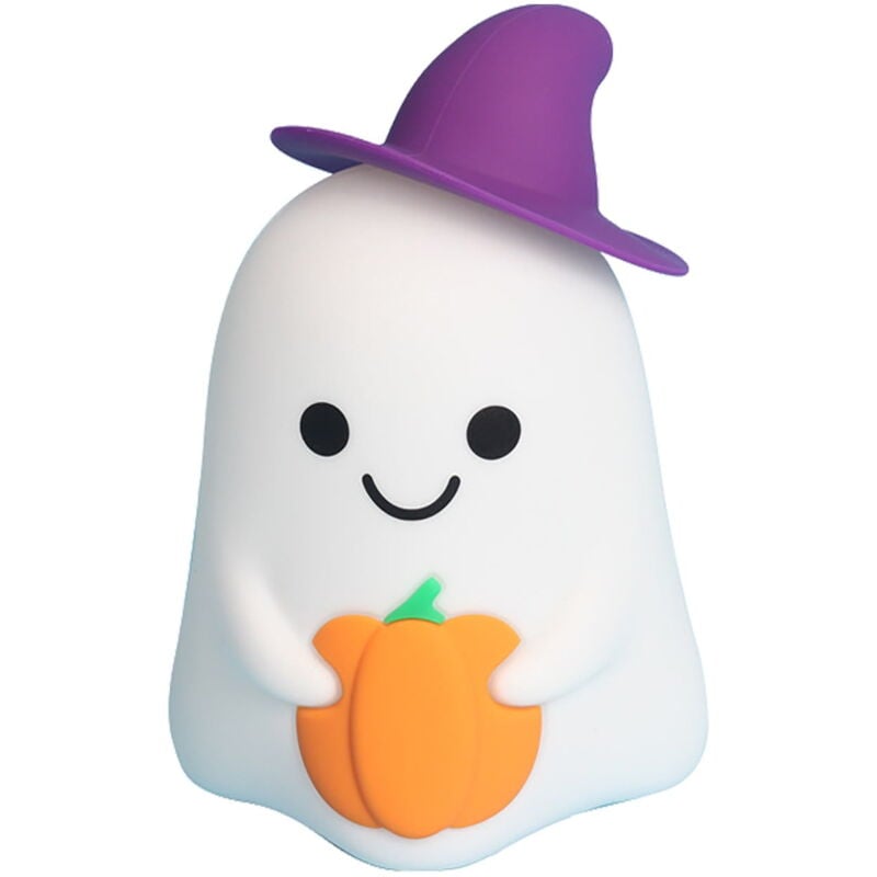 Veilleuse fantôme La lampe à applaudissements en silicone Ghos t a sept couleurs de lumière