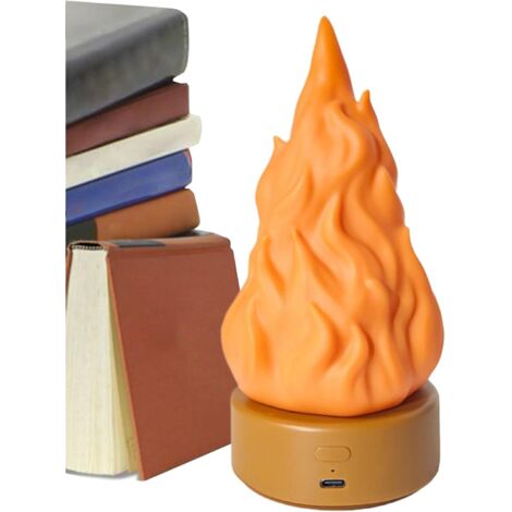 Veilleuse Flamme Dansante - Veilleuse Fausse Flamme Décor de Fêtes -