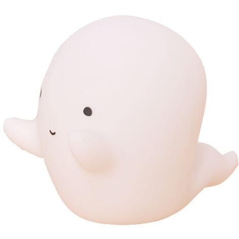 Veilleuse Halloween mignon fantôme veilleuse enfants chambre décoration lumière vinyle LED veilleuse salon chambre éclairage décoration 1 pc