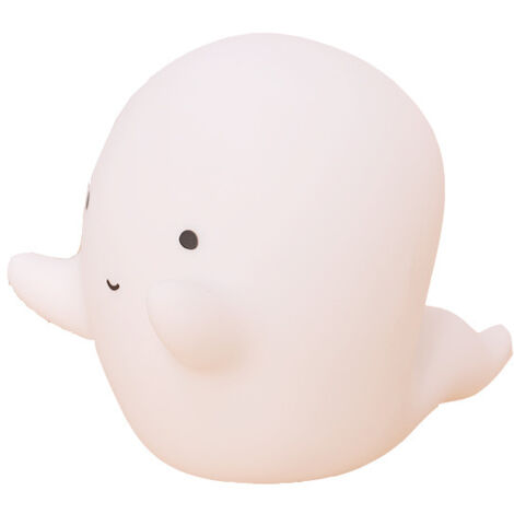Veilleuse Halloween mignon fantôme veilleuse enfants chambre décoration lumière vinyle LED veilleuse salon chambre éclairage décoration 1 pc
