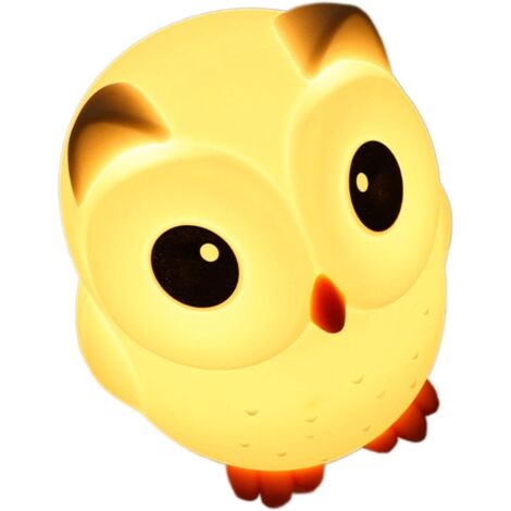 Veilleuse hibou pour veilleuse hibou en silicone Lampe de