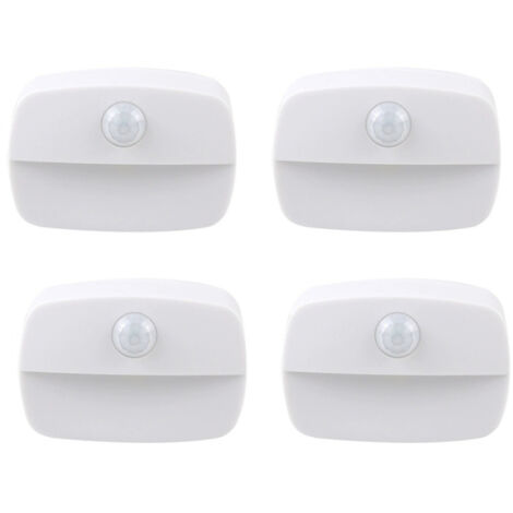 Veilleuse intelligente à détecteur de présence humaine, lampe LED infrarouge pour escalier, armoire, tiroir ou bibliothèque