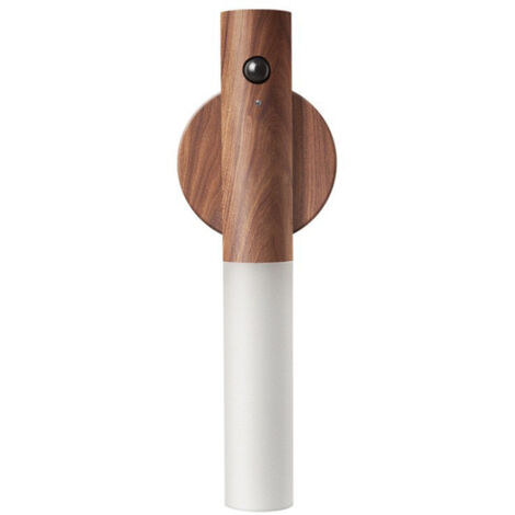 Veilleuse intelligente détecteur mouvement lampe couloir capteur présence applique murale bois rechargeable