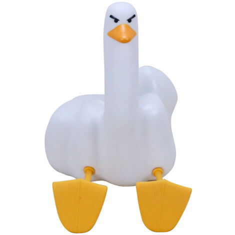 Veilleuse interactive canard silicone avec support téléphone et charge USB, lampe de chevet tactile design original et multifonction