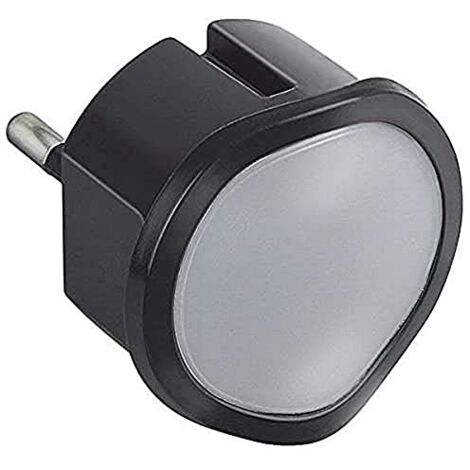 VEILLEUSE LAMPE TORCHE AVEC BATTERIE - LED HAUTE LUMINOSITÉ - NOIR - LEGRAND LEG050679