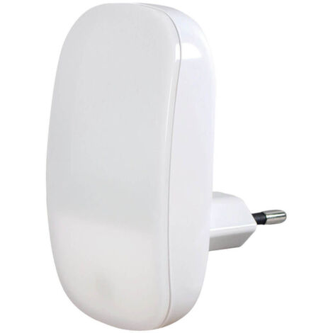 Veilleuse LED 0.25W, 4000K blanc-chaud, crépusculaire - Tibelec