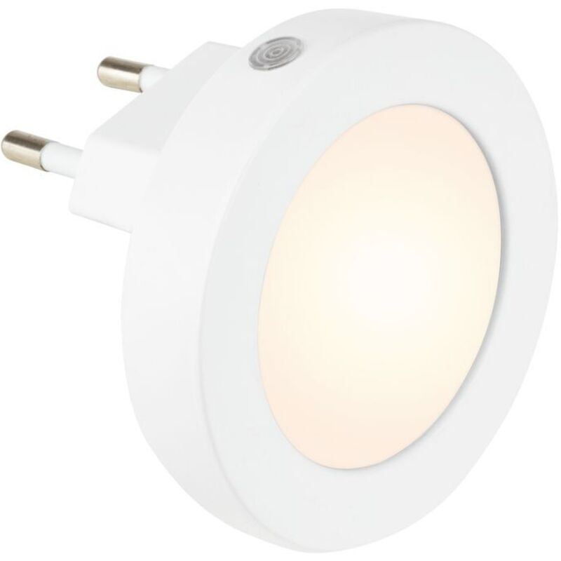 Veilleuse LED avec capteur 65x50mm ronde 0.5W 30lm 3000K lumière blanche chaude détection crépusculaire blanche lampe de nuit chambre couloir escalier Veilleuse LED avec capteur 65x50mm ronde 0.5W 30lm 3000K lumière blanche chaude détection crépusculaire blanche lampe de nuit chambre couloir escalier
