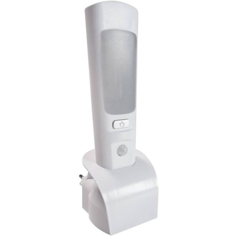 Veilleuse led avec détecteur de mouvement Müller-Licht Casto 27700012 cylindrique led blanc lumière du jour blanc Veilleuse led avec détecteur de mouvement Müller-Licht Casto 27700012 cylindrique led blanc lumière du jour blanc