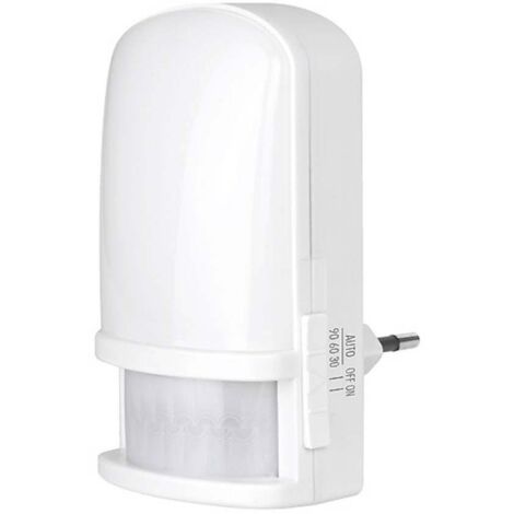 Veilleuse LED avec détecteur de mouvement PENTATECH AN05 33322 LED blanc neutre blanc C062562
