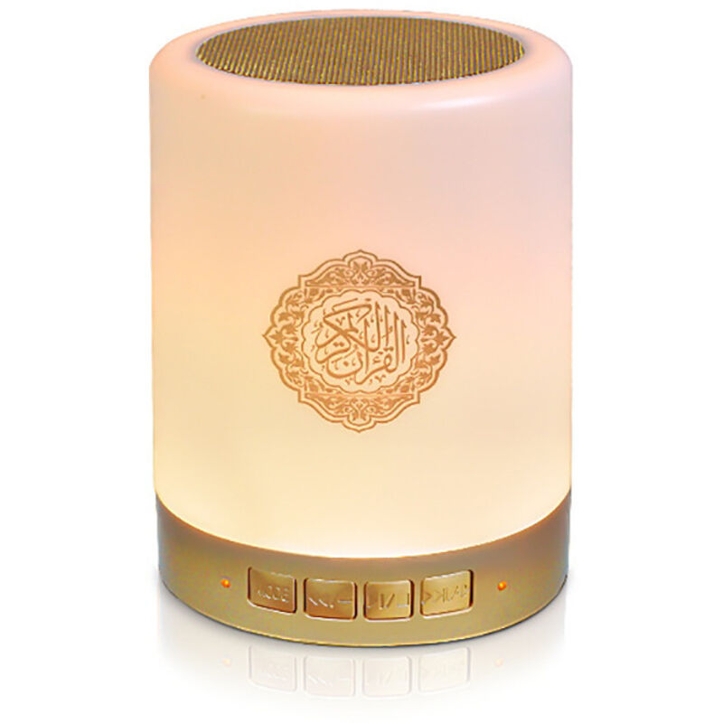 Veilleuse LED Coran couleur tactile connexion Bluetooth doré chambre salon éclairage