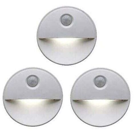 Veilleuse LED détecteur de mouvement Teinte induisant le sommeil grâce aux ampoules LED Fonctionnement sans fil Parfait pour les armoires de salle de bain, les escaliers et plus