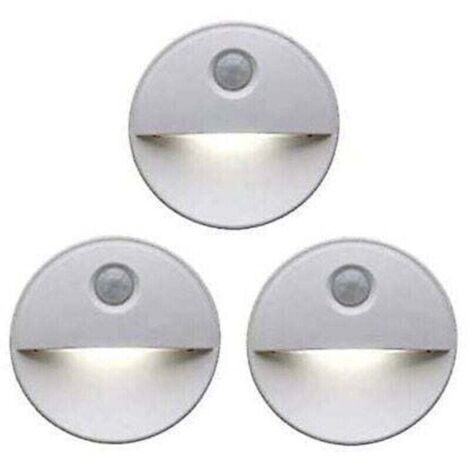 Veilleuse LED dtecteur de mouvement Teinte induisant le sommeil grce aux ampoules LED Fonctionnement sans fil Parfait pour les armoires de salle de bain, les escaliers et plus