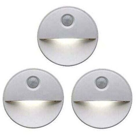 Veilleuse LED dtecteur de mouvement Teinte induisant le sommeil grce aux ampoules LED Fonctionnement sans fil Parfait pour les armoires de salle de bain, les escaliers et plus