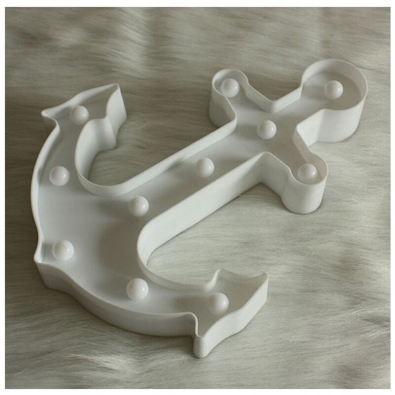 Fei Yu - Veilleuse led en forme d'ancre de bateau pour chambre à coucher