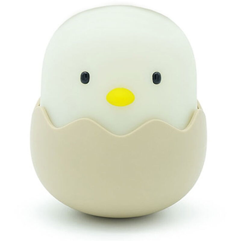 Veilleuse led en forme de coquille d'œuf, rechargeable, en silicone, à intensité variable, idéale pour la chambre d'un enfant ou d'un bébé, lumière