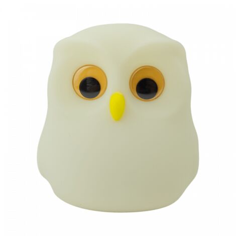 Veilleuse LED Hibou blanche sans fil dimmable MW20725