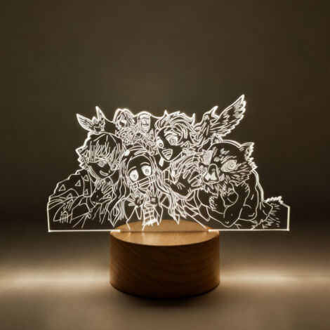 Veilleuse LED Lampe 3D RGB