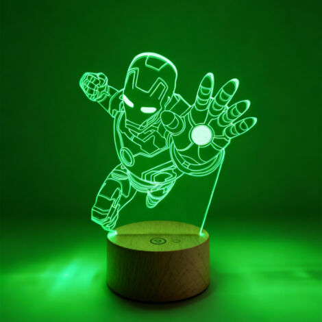 Veilleuse LED Lampe 3D RGB