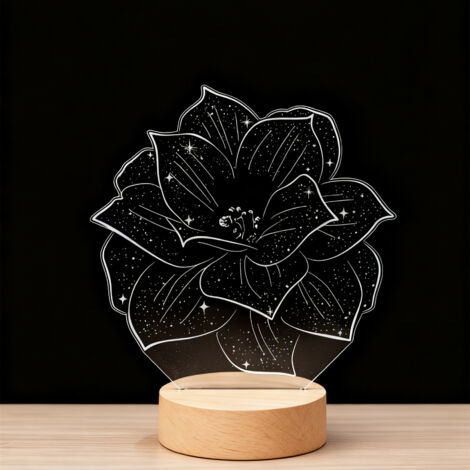 Veilleuse LED Lampe 3D RGB