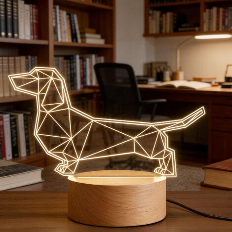 Veilleuse LED   Lampe 3D RGB