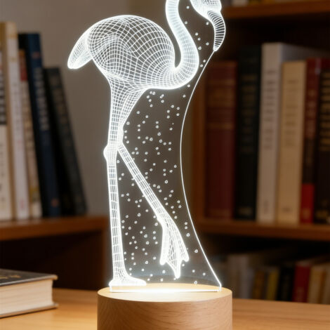 Veilleuse LED Lampe 3D RGB