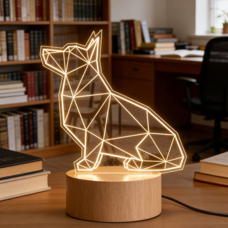 Veilleuse LED Lampe 3D RGB