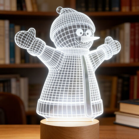 Veilleuse LED Lampe 3D RGB