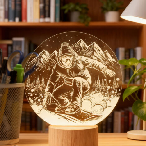 Veilleuse LED Lampe 3D RGB