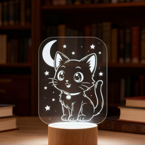Veilleuse LED   Lampe 3D RGB