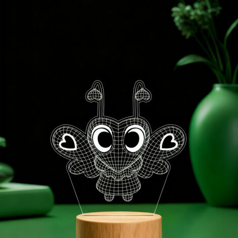 Veilleuse LED Lampe 3D RGB
