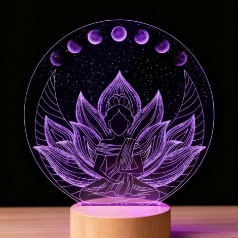 Veilleuse LED   Lampe 3D RGB