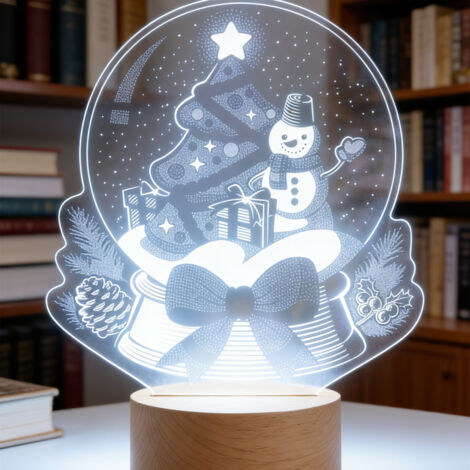 Veilleuse LED Lampe 3D RGB