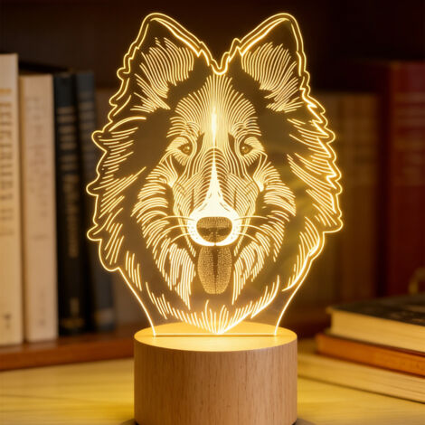 Veilleuse LED Lampe 3D RGB