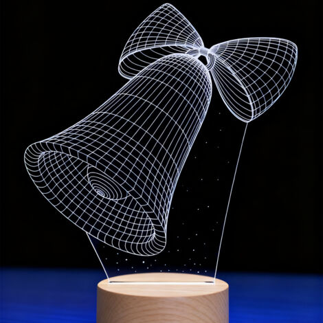 Veilleuse LED Lampe 3D RGB